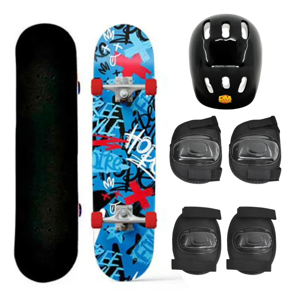 Skate Dm Radical Infantil Com Kit De Proteção Completo 77cmSkate Dm Radical Infantil Com Kit De Proteção Completo 77cm Skate Dm Radical Infantil Com Kit De Proteção Completo 77cm Skate Dm Radical Infantil Com Kit De Proteção Completo 77cm Skate Dm Radical